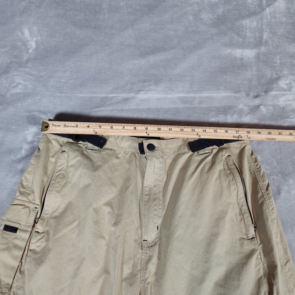 Vintage No Boundaries Convertible Cargo Pants Mens 38 (Fits 36x29) Wide Leg Y2K - Picture 8 of 13